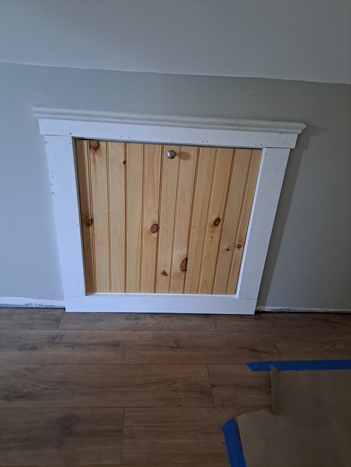 After — custom wood access panel carpentry in Sutton, MA After — custom wood access panel carpentry in Sutton, MA