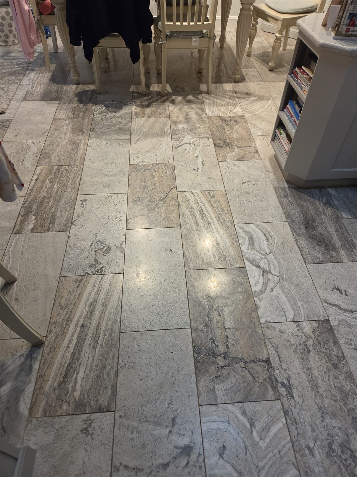 After — stone-look tile flooring in Sutton, MA After — stone-look tile flooring in Sutton, MA