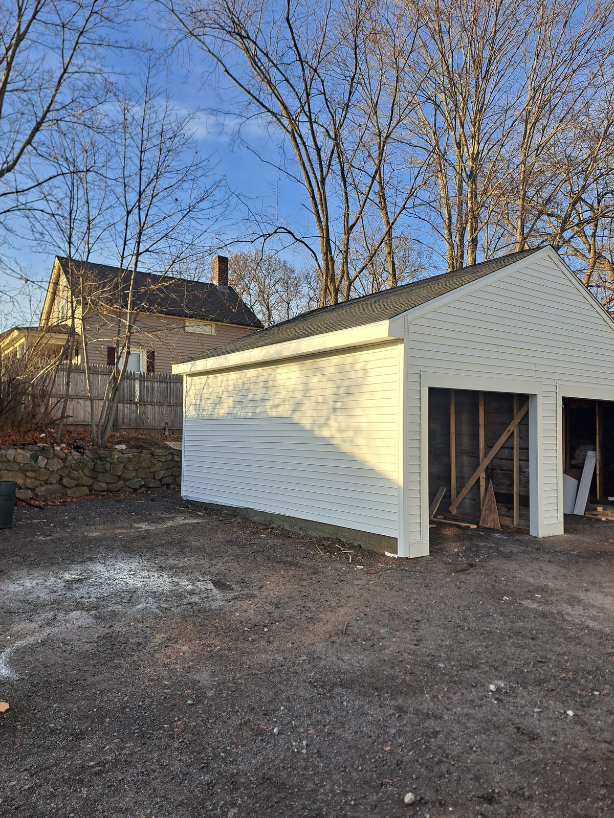 After — garage siding and roofing by Prairie Building Sutton, MA After — garage siding and roofing by Prairie Building Sutton, MA